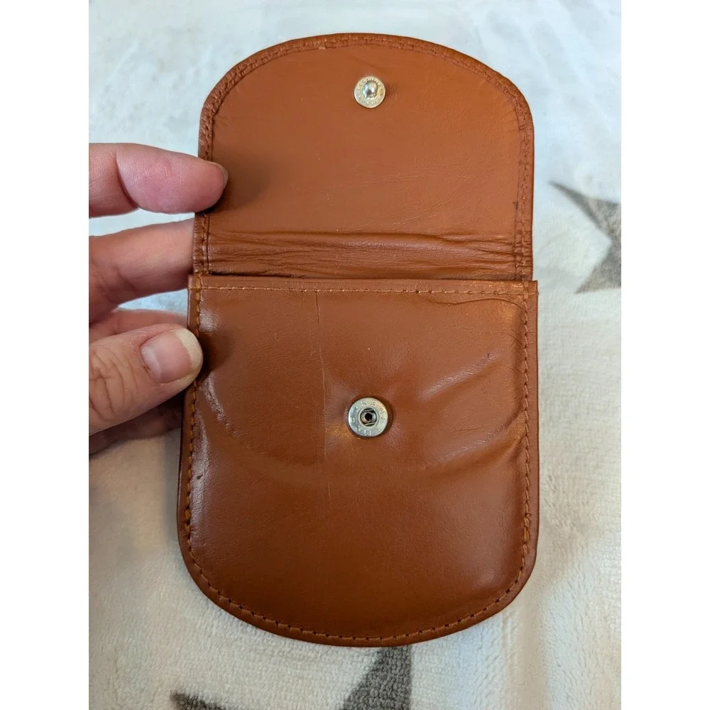 Vintage Genuine Leather Horseshoe Style Traveler's Wallet India KANE-M Snap